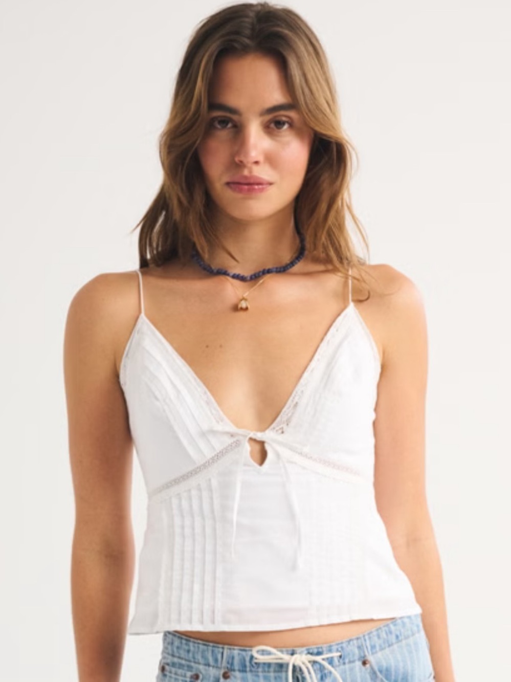 A&F Bella Tie-Front Cami